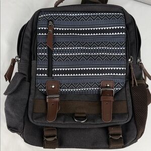 Retro Crossbody Sling Bag Canvas Messenger Satchel Bag Men Women Gray Brown Blue